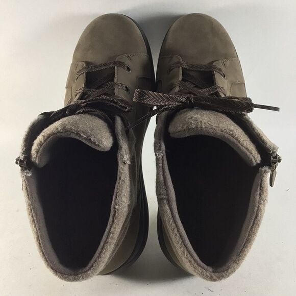 Aravon Rev Stridarc womens waterproof leather ankle boots brown size 6.5 B - Picture 6 of 8